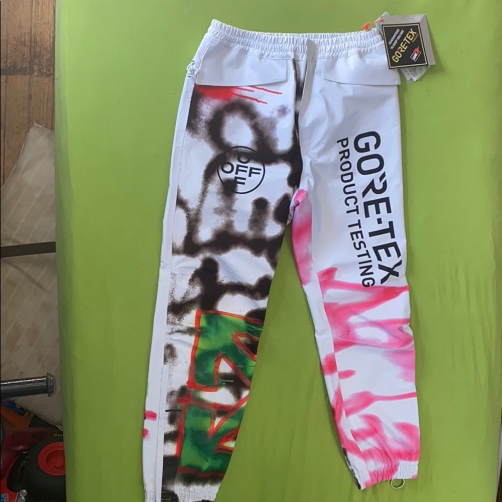 GORE-TEX graffiti print track pants